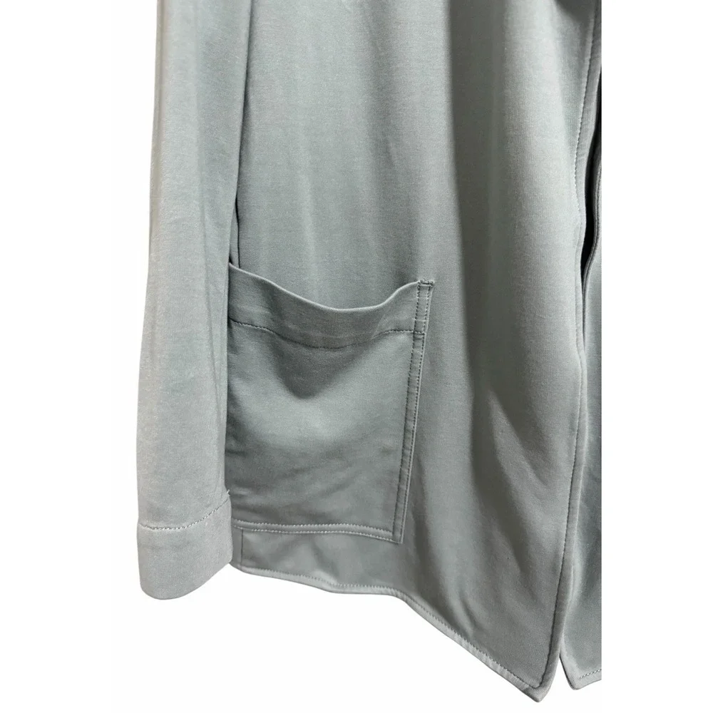 Athleta Eastbound Blazer Gray Sage Jacket Women's Size‎ 14